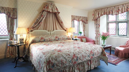 A superior room in the main house at Bodysgallen Hall